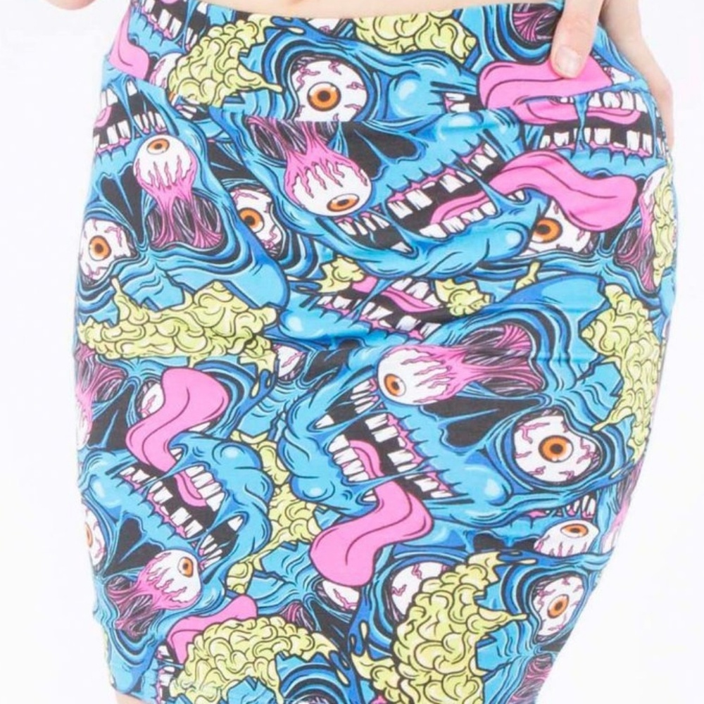 Iron Fist Eyeballin' skirt Size L
